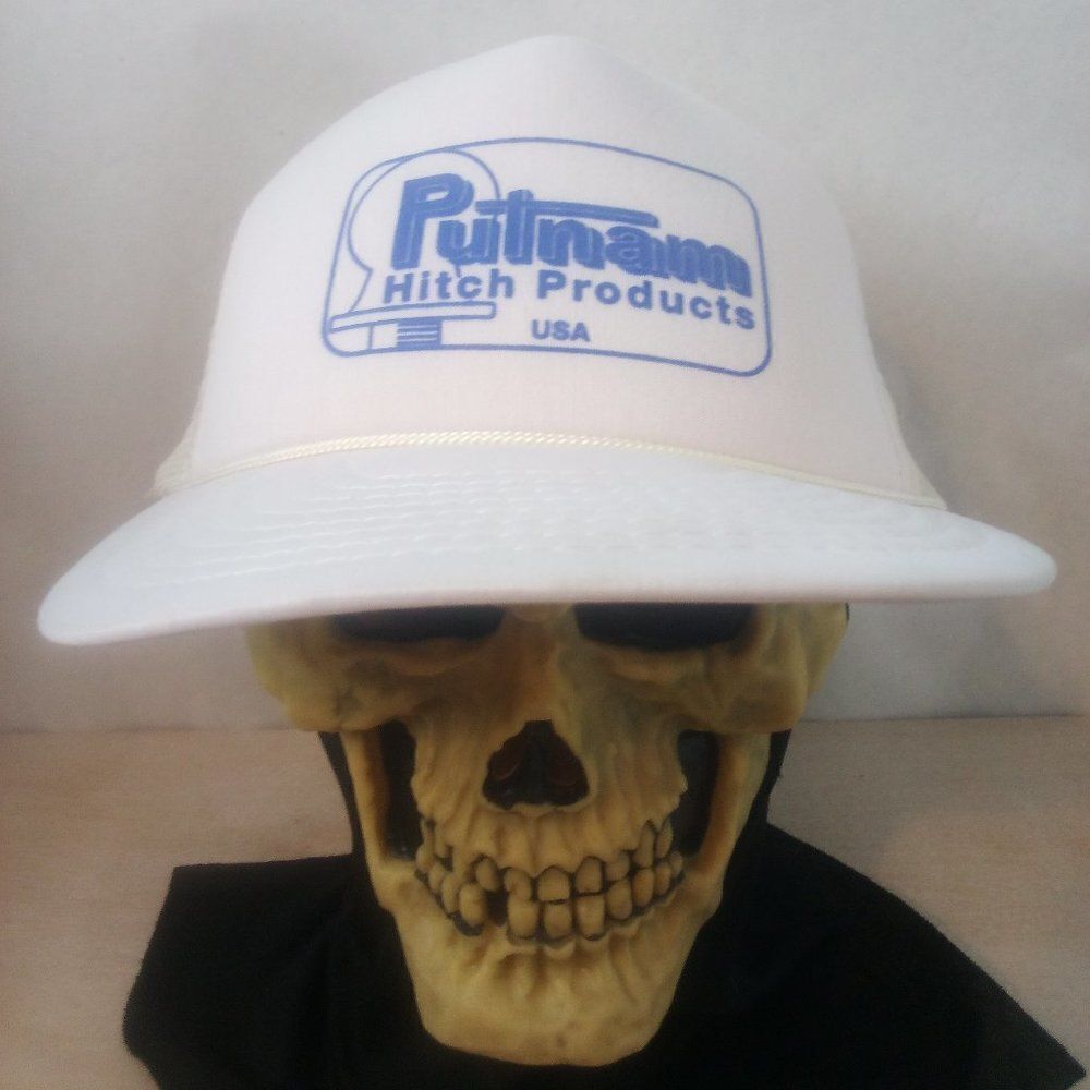 Vintage Putnam Hitch Products USA Rope Snap Back Trucker Hat